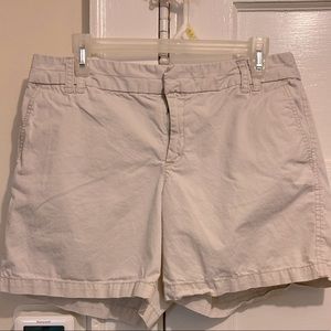 Light khaki Ann Taylor LOFT shorts